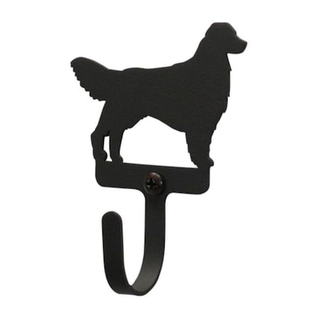 Village Wrought Iron Village Wrought Iron WH-237-S Small Wall Hook - Retriever - Black WH-237-S